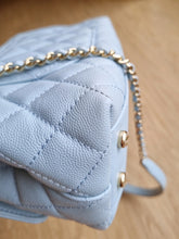 Load image into Gallery viewer, Chanel Coco Handle Small Baby Cloud Blue Caviar Gold Hw