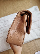Load image into Gallery viewer, Chanel Mocha Dark Beige Classic Medium Flap 24k Gold