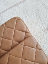 Load image into Gallery viewer, Chanel Mocha Dark Beige Classic Medium Flap 24k Gold