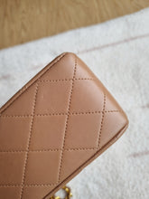 Load image into Gallery viewer, Chanel Mocha Dark Beige Classic Medium Flap 24k Gold