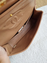 Load image into Gallery viewer, Chanel Mocha Dark Beige Classic Medium Flap 24k Gold