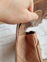 Load image into Gallery viewer, Chanel Mocha Dark Beige Classic Medium Flap 24k Gold