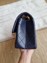 Load image into Gallery viewer, Chanel Mini Reissue 224 Navy Calfskin Gold Hardware