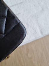 Load image into Gallery viewer, Chanel Diana Small Black Vintage 24k Gold