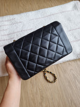 Load image into Gallery viewer, Chanel Diana Small Black Vintage 24k Gold
