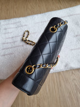 Load image into Gallery viewer, Chanel Diana Small Black Vintage 24k Gold