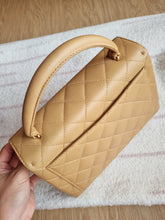 Load image into Gallery viewer, Chanel Small Kelly Vintage Honey Dark Beige 24k Gold