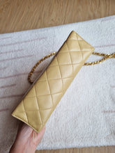 Load image into Gallery viewer, Chanel Small Dark Beige Envelope Flap CC Logo 24k Gold
