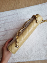 Load image into Gallery viewer, Chanel Small Dark Beige Envelope Flap CC Logo 24k Gold