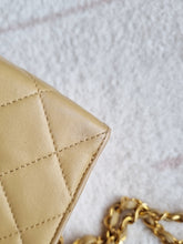 Load image into Gallery viewer, Chanel Small Dark Beige Envelope Flap CC Logo 24k Gold