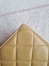 Load image into Gallery viewer, Chanel Small Dark Beige Envelope Flap CC Logo 24k Gold