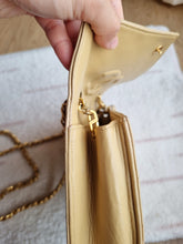 Load image into Gallery viewer, Chanel Small Dark Beige Envelope Flap CC Logo 24k Gold