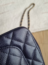 Load image into Gallery viewer, Chanel Mini Rectangle Midnight Navy Caviar Gold Hw