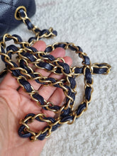 Load image into Gallery viewer, Chanel Mini Rectangle Midnight Navy Caviar Gold Hw