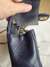 Load image into Gallery viewer, Chanel Mini Rectangle Midnight Navy Caviar Gold Hw