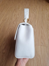 Load image into Gallery viewer, Chanel Small Kelly Top Handle White Vintage 24k Gold