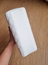 Load image into Gallery viewer, Chanel Small Kelly Top Handle White Vintage 24k Gold