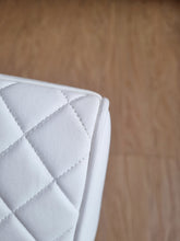 Load image into Gallery viewer, Chanel Small Kelly Top Handle White Vintage 24k Gold