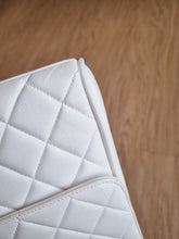 Load image into Gallery viewer, Chanel Small Kelly Top Handle White Vintage 24k Gold