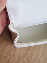 Load image into Gallery viewer, Chanel Small Kelly Top Handle White Vintage 24k Gold