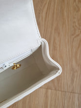 Load image into Gallery viewer, Chanel Small Kelly Top Handle White Vintage 24k Gold