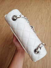 Load image into Gallery viewer, Chanel Mini Rectangular Caviar White Silver Hw