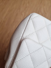 Load image into Gallery viewer, Chanel Mini Rectangular Caviar White Silver Hw