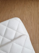 Load image into Gallery viewer, Chanel Mini Rectangular Caviar White Silver Hw