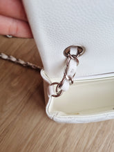 Load image into Gallery viewer, Chanel Mini Rectangular Caviar White Silver Hw