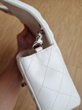 Load image into Gallery viewer, Chanel Mini Rectangular Caviar White Silver Hw