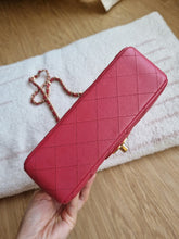 Load image into Gallery viewer, Chanel 17c Pink Watermelon Caviar Mini Rectangle Gold Hardware