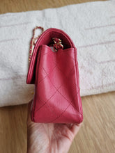 Load image into Gallery viewer, Chanel 17c Pink Watermelon Caviar Mini Rectangle Gold Hardware
