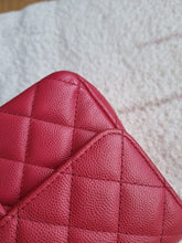 Load image into Gallery viewer, Chanel 17c Pink Watermelon Caviar Mini Rectangle Gold Hardware