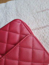 Load image into Gallery viewer, Chanel 17c Pink Watermelon Caviar Mini Rectangle Gold Hardware