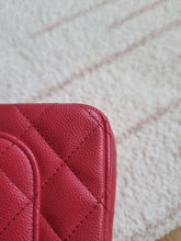 Load image into Gallery viewer, Chanel 17c Pink Watermelon Caviar Mini Rectangle Gold Hardware