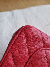 Load image into Gallery viewer, Chanel 17c Pink Watermelon Caviar Mini Rectangle Gold Hardware