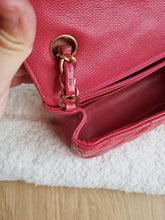 Load image into Gallery viewer, Chanel 17c Pink Watermelon Caviar Mini Rectangle Gold Hardware