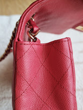 Load image into Gallery viewer, Chanel 17c Pink Watermelon Caviar Mini Rectangle Gold Hardware