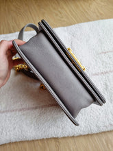 Load image into Gallery viewer, Chanel Boy Small Grey Caviar Gold Hw