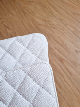 Load image into Gallery viewer, Chanel Classic Flap White Medium Caviar Gold Hw