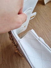 Load image into Gallery viewer, Chanel Classic Flap White Medium Caviar Gold Hw