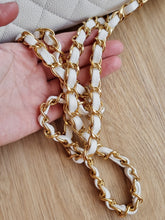 Load image into Gallery viewer, Chanel Classic Flap White Medium Caviar Gold Hw