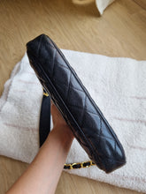 Load image into Gallery viewer, Chanel Timeless Pochette Shoulder Bag Black Caviar 24k Gold
