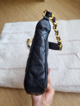 Load image into Gallery viewer, Chanel Timeless Pochette Shoulder Bag Black Caviar 24k Gold