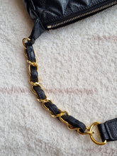 Load image into Gallery viewer, Chanel Timeless Pochette Shoulder Bag Black Caviar 24k Gold