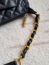 Load image into Gallery viewer, Chanel Timeless Pochette Shoulder Bag Black Caviar 24k Gold