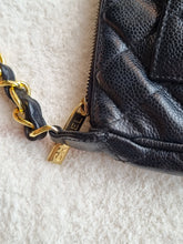 Load image into Gallery viewer, Chanel Timeless Pochette Shoulder Bag Black Caviar 24k Gold