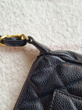 Load image into Gallery viewer, Chanel Timeless Pochette Shoulder Bag Black Caviar 24k Gold