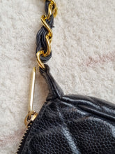 Load image into Gallery viewer, Chanel Timeless Pochette Shoulder Bag Black Caviar 24k Gold