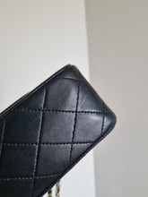 Load image into Gallery viewer, Chanel Small Classic Flap Vintage Black 24k Gold